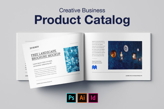 I will design product catalog, booklet in indesign