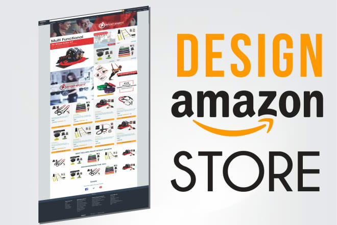 I will design professional amazon store