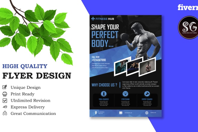 I will design professional and creative flyer design