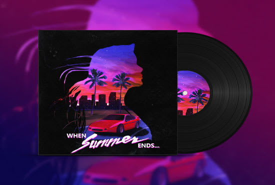 I will design professional and minimalistic album cover