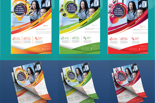 I will design professional business flyer, poster, banner, brochure