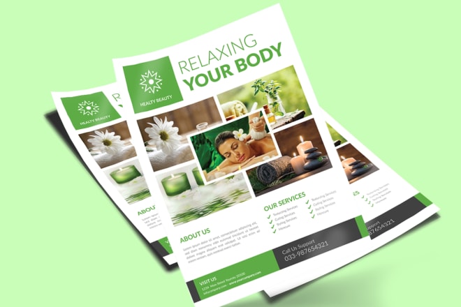 I will design professional flyer design within 18 hours