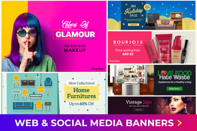 I will design professional website banners for your business