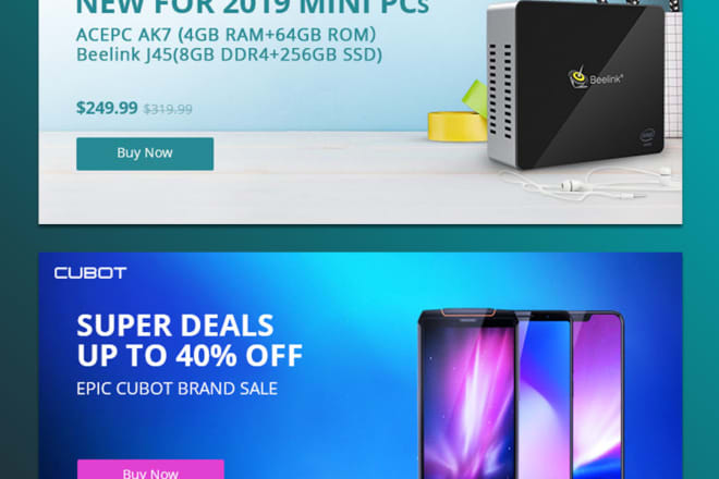 I will design quality banners for websites and social media