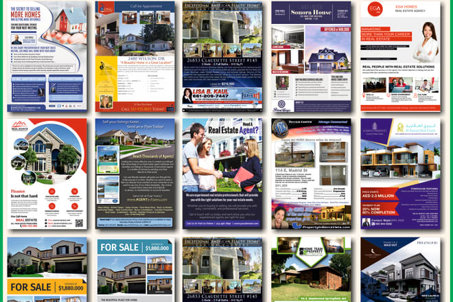 I will design real estate flyer