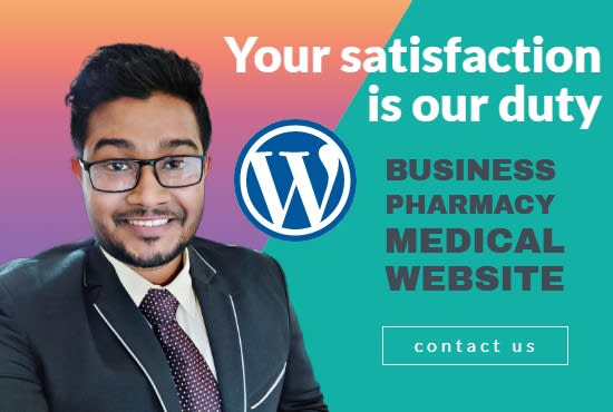 I will design redesign medical pharmacy website in 24 hours