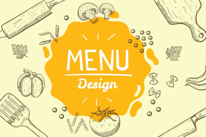 I will design restaurant menu takeaway menu and food menu