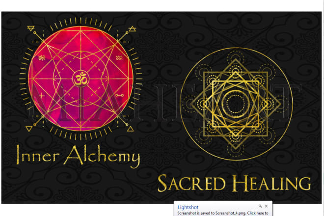 I will design sacred geometry logo