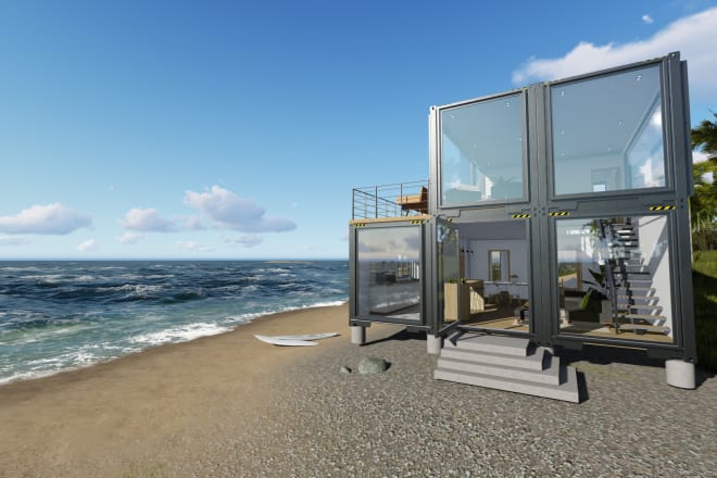 I will design shipping container homes, shops, restaurants and more