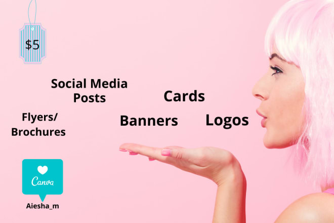 I will design social media posts, and canva templates