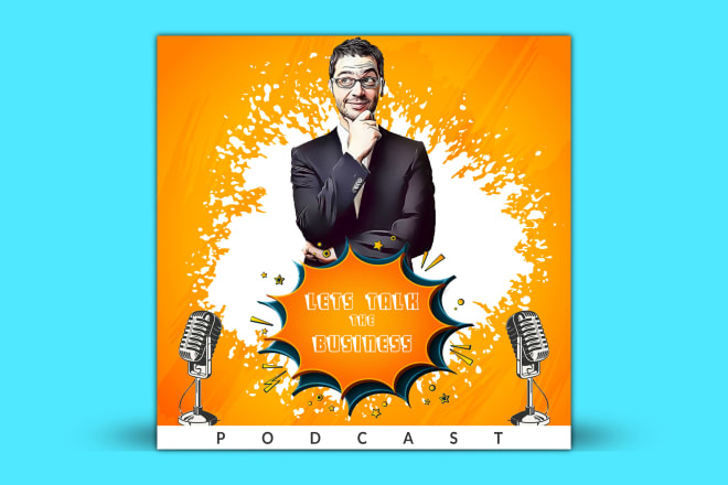 I will design stunning podcast cover art,podcast artwork,podcast cover design