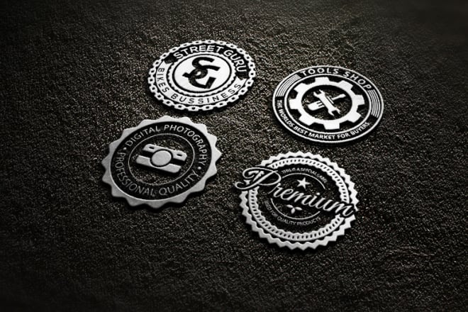 I will design vintage badge logo