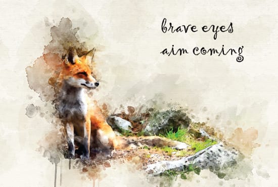 I will design wall decorations with water color and pencil arts illustrations