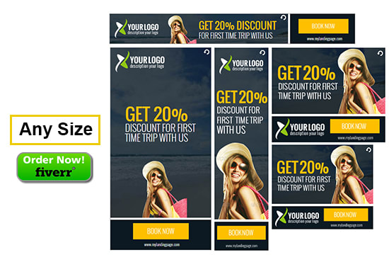 I will design website banner ads for online store