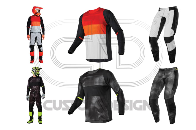 I will design you a high quality custom jersey mx gear bmx mtb pant