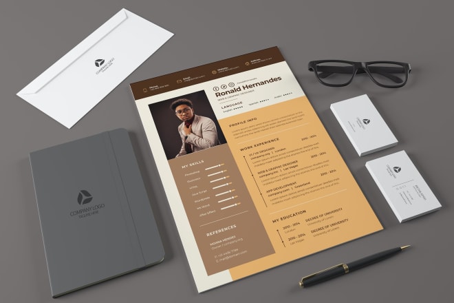 I will design you a perfect profile resume or CV