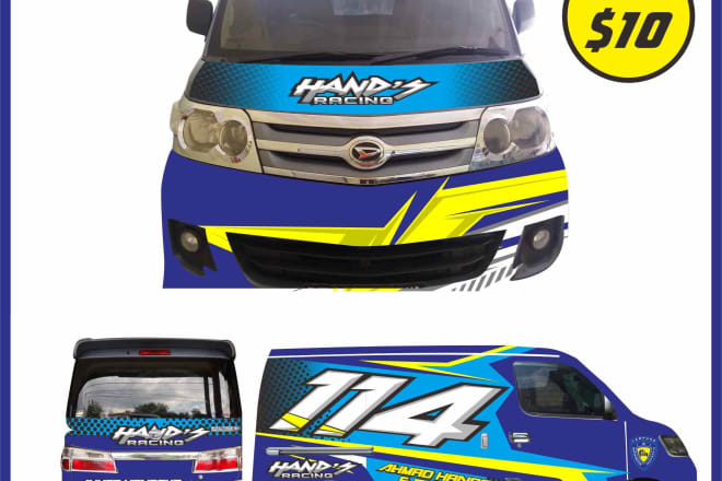 I will design your car with the racing graphic concepts