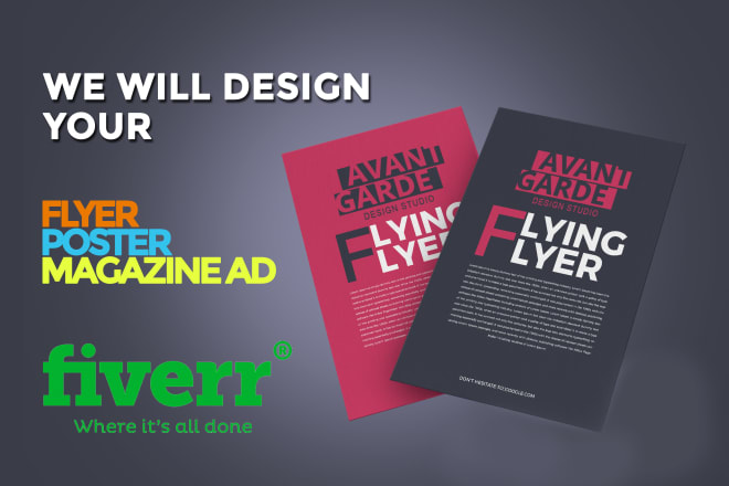 I will design your digital advert, flyer or magazine advert
