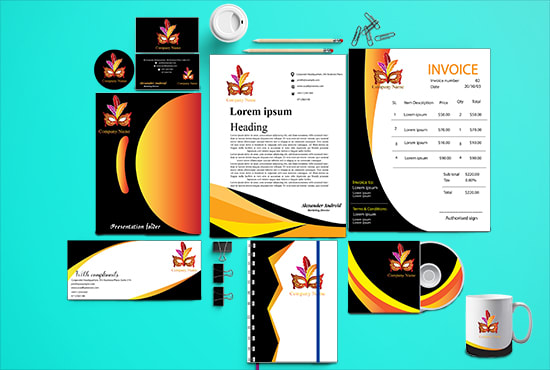 I will designing business card logo and other stationery items