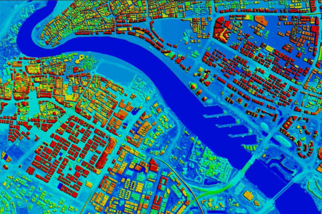 I will develop digital elevation model, gis, contours, topographic maps, dem in arcgis