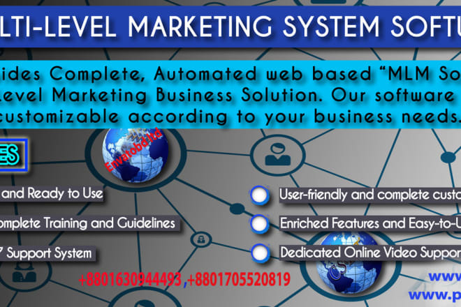 I will develop multilevel business management system