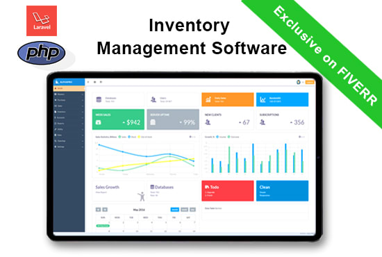 I will develop online inventory management software