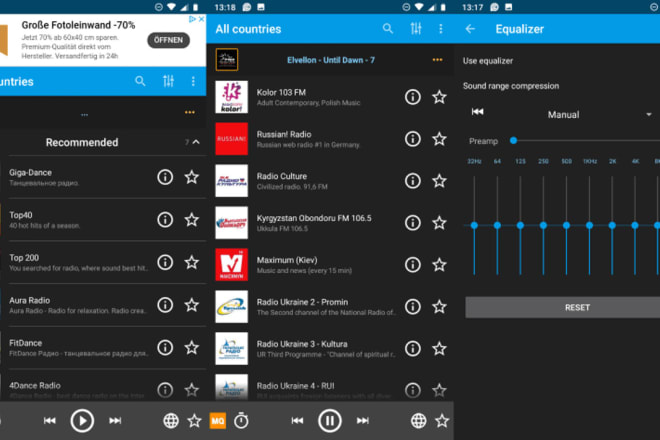 I will develop online multi station online radio player app and also develop dj app