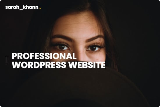 I will develop professional wordpress website with responsive design