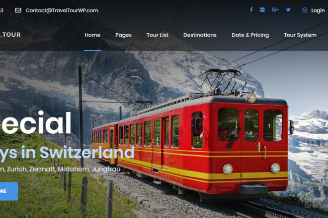 I will develop travel agency website