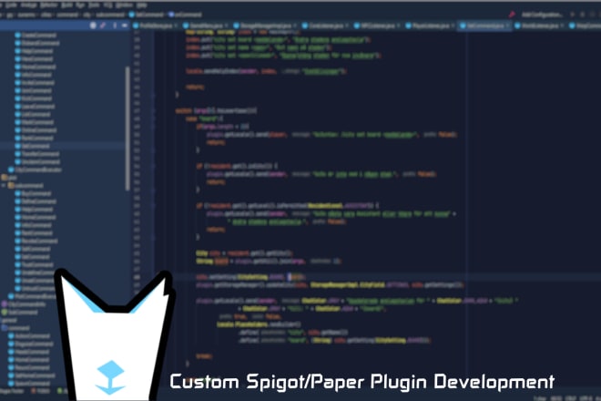 I will develop your custom spigot plugin