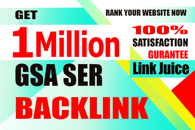 I will do 1 million multi tier dofollow backlinks for faster google indexing 4 days