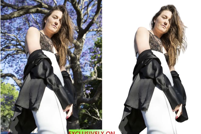 I will do 100 image photoshop background, removal,resize