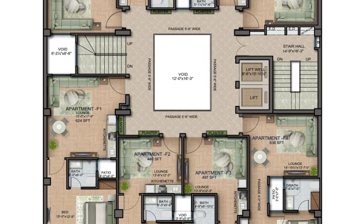 I will do 2d drawings, floor plans, elevations and sections in auto cad