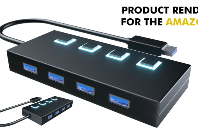 I will do 3d product rendering for the amazon