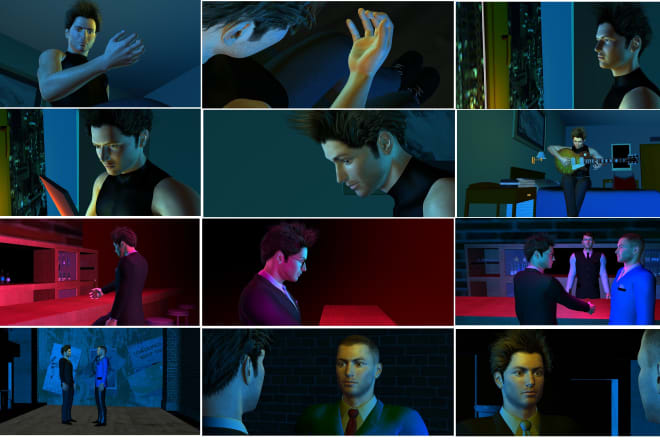 I will do 3d storyboard for your film or comic