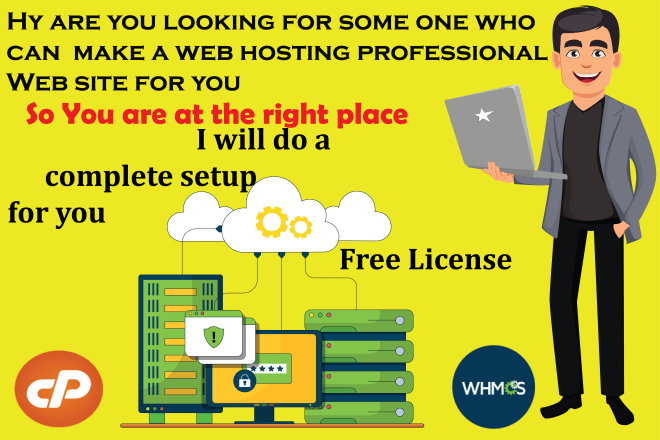 I will do a complete whmcs setup and do a complete website