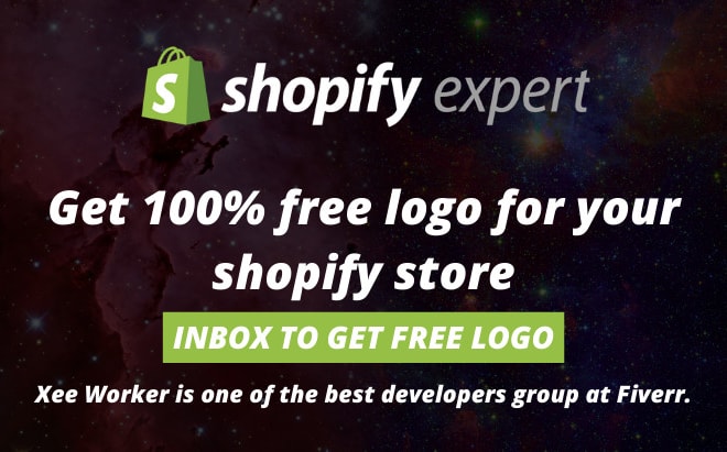 I will do a free business logo for ur shopify dropshipping store or website startup