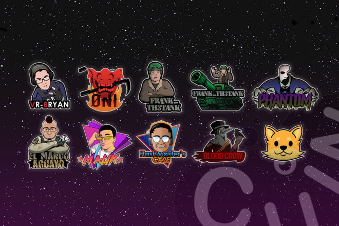 I will do a gaming logo, mascots o cartoon