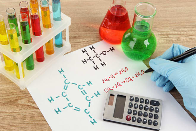 I will do all chemistry tasks with illustration