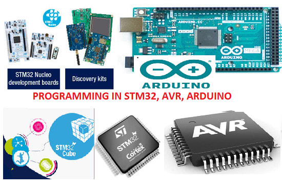 I will do all your stm32, avr, arduino and embedded projects