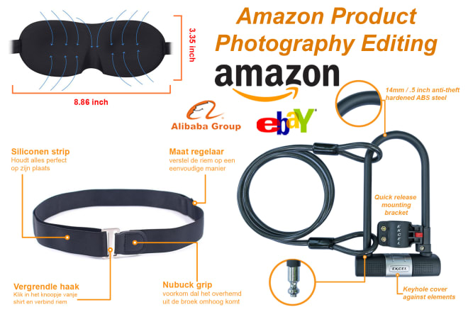 I will do amazon product photography editing, lifestyle images