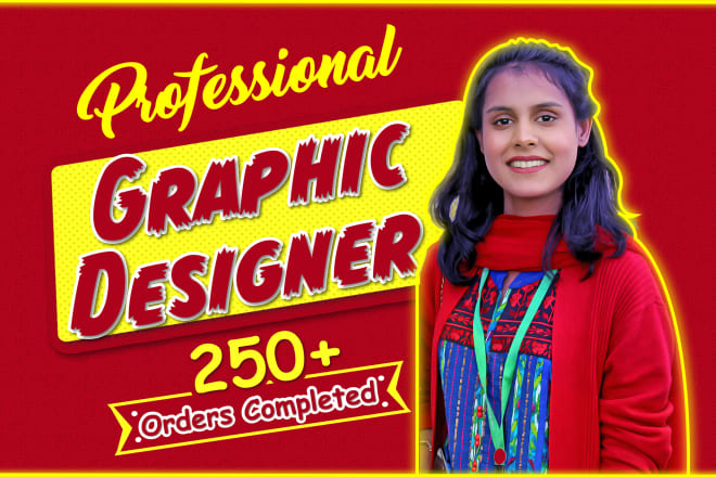 I will do any graphic designing task for you professionally