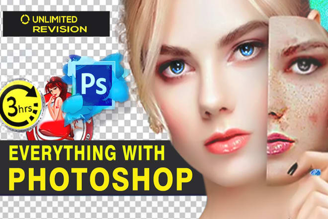I will do any photoshop job within 4 hrs