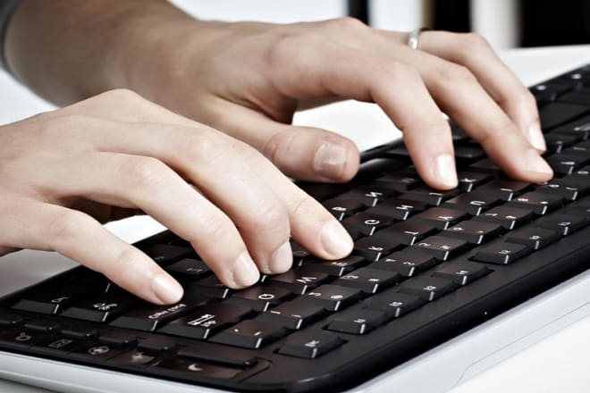 I will do awe inspiring typing work