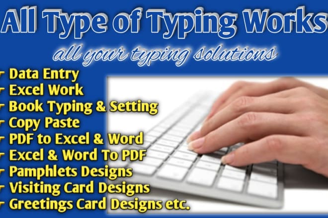 I will do best urdu typing of all types