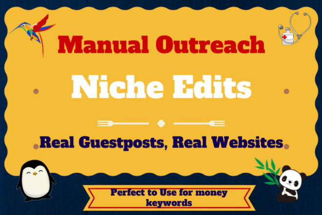 I will do blogger outreach for high quality SEO backlinks link building service