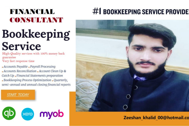 I will do bookkeeping on quickbooks, xero, myob