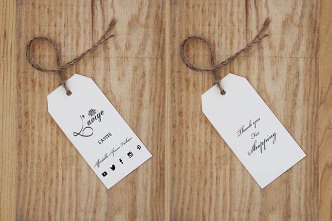 I will do clothing hang tag and label design within 6hours