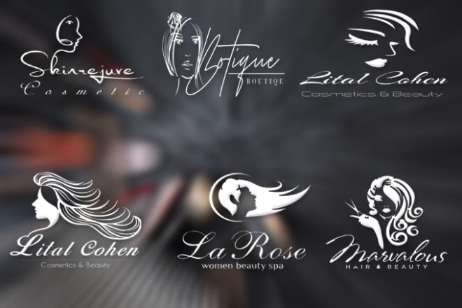 I will do cosmetic makeup or beauty and eyelash logo for you