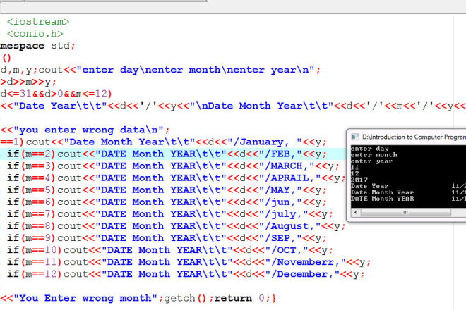 I will do cpp program, assignments and projects